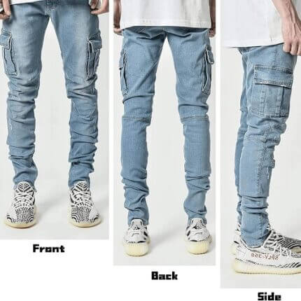 Stacked Skinny Jeans Men