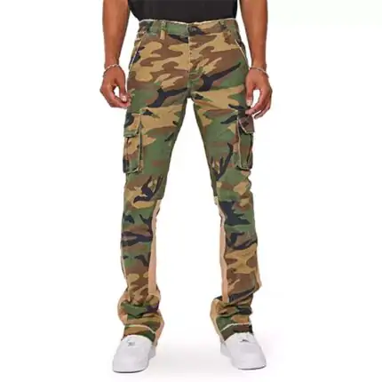 Camouflage Stacked Jeans