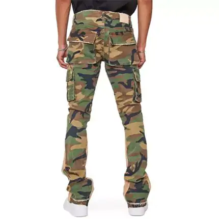 Camouflage Stacked Jeans