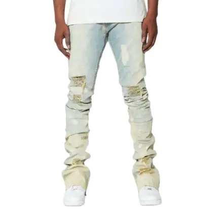 Ripped Y2K Jeans Stacked Jeans Flare